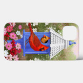 Coques Case-Mate iPhone Jardin aux fleurs de la Maison des oiseaux des Car (Verso (horizontal))