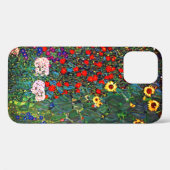 Coques Case-Mate iPhone Jardin aux fleurs Gustav Klimt (Verso (horizontal))
