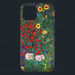 Case-Mate iPhone Case Jardin aux fleurs Gustav Klimt<br><div class="desc">coque iphone avec peinture à l’huile de Gustav Klimt Jardin avec tournesols (1907). Un beau jardin de tournesols et de belles fleurs bleues,  rouges,  violettes,  roses et blanches. Un grand cadeau pour les amateurs d'art Art Nouveau et autrichien.</div>