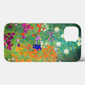 Coques Case-Mate iPhone Jardin aux fleurs Gustav Klimt (Verso (horizontal))