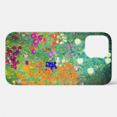 Coques Case-Mate iPhone Jardin aux fleurs Gustav Klimt (Verso (horizontal))