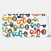 Coques Case-Mate iPhone Jardin aux fleurs rétro (Verso (horizontal))