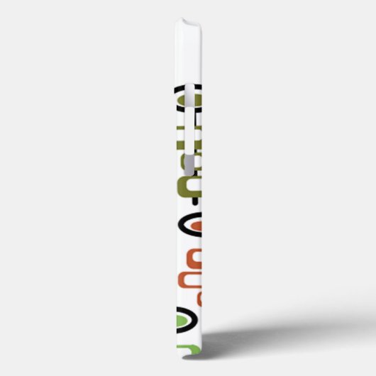 Coques Case-Mate iPhone Jardin aux fleurs rétro (Verso / Gauche)