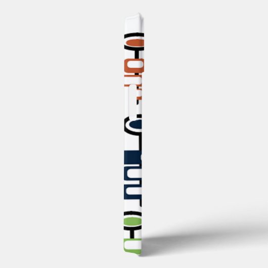 Coques Case-Mate iPhone Jardin aux fleurs rétro (Verso / Droite)