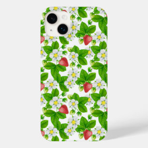 Coque Pour iPhone 14 Plus Jardin aux fraises