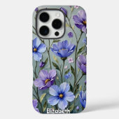 Coques Case-Mate iPhone Jardin bleu éthérée et pourpre (Verso)