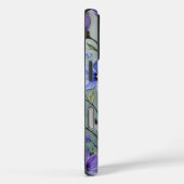 Coques Case-Mate iPhone Jardin bleu éthérée et pourpre (Verso / Droite)