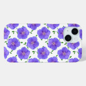 Coques Case-Mate iPhone Jardin bleu Geranium Flower sur n'importe quelle c (Verso (horizontal))