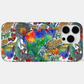 Coques Case-Mate iPhone Jardin botanique Rainbow Lorikeet (Verso (horizontal))