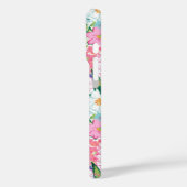 Coques Case-Mate iPhone Jardin Coloré Monogrammé (Verso / Gauche)