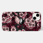 Coques Case-Mate iPhone Jardin de cerisier nocturne (Verso (horizontal))