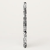 Coques Case-Mate iPhone Jardin de crâne d'aquarelle (Dos/Gauche)