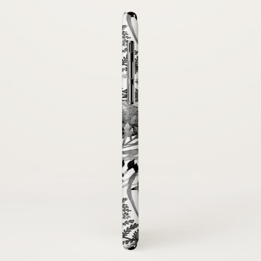 Coques Case-Mate iPhone Jardin de crâne d'aquarelle (Dos/Gauche)