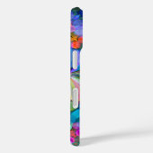 Coques Case-Mate iPhone Jardin de Fleur sauvage de libellules Abstrait Flo (Verso / Droite)