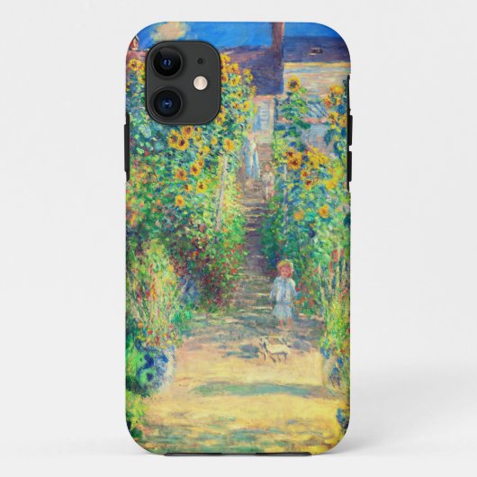 Coques Case-Mate iPhone Jardin de fleurs de Monet (Dos)