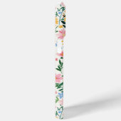Coques Case-Mate iPhone Jardin de fleurs fantaisiste monogrammé (Verso / Droite)