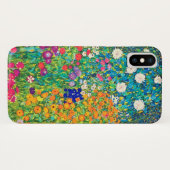 Coques Case-Mate iPhone Jardin de fleurs, Gustav Klimt (Dos (Horizontal))