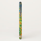 Coques Case-Mate iPhone Jardin de fleurs, Gustav Klimt (Dos/Gauche)