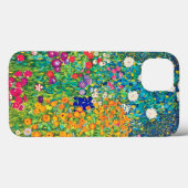 Coques Case-Mate iPhone Jardin de fleurs, Gustav Klimt (Verso (horizontal))