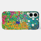 Coques Case-Mate iPhone Jardin de fleurs, Gustav Klimt (Verso (horizontal))