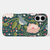 Coques Case-Mate iPhone Jardin de fleurs Moris William Floral Oiseau Botan (Verso (horizontal))
