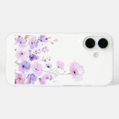 Coques Case-Mate iPhone Jardin de fleurs sauvages pastel Douce floraison f (Verso (horizontal))