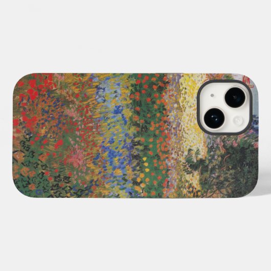 Coques Case-Mate iPhone Jardin de fleurs - Vincent van Gogh (Verso (horizontal))