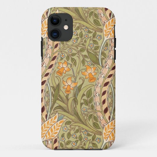 Coques Case-Mate iPhone Jardin de jonquilles de William Morris Fleur Class (Dos)