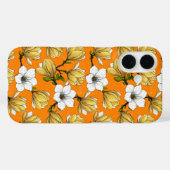 Coques Case-Mate iPhone Jardin de Magnolia en jaune (Verso (horizontal))