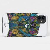 Coques Case-Mate iPhone jardin de paon (Dos (Horizontal))