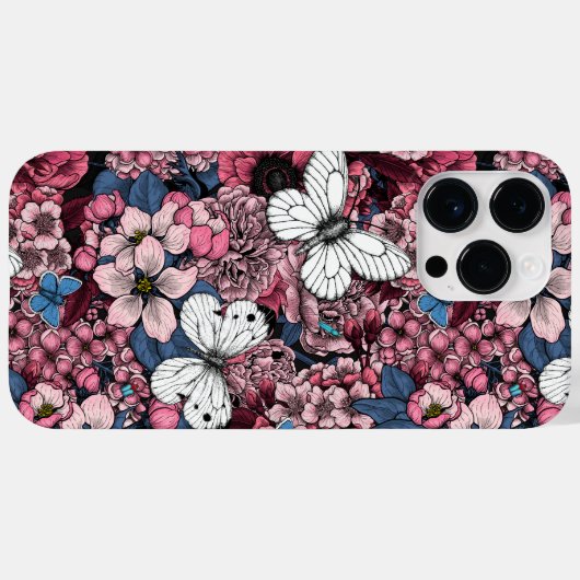 Coques Case-Mate iPhone Jardin de printemps (Verso (horizontal))