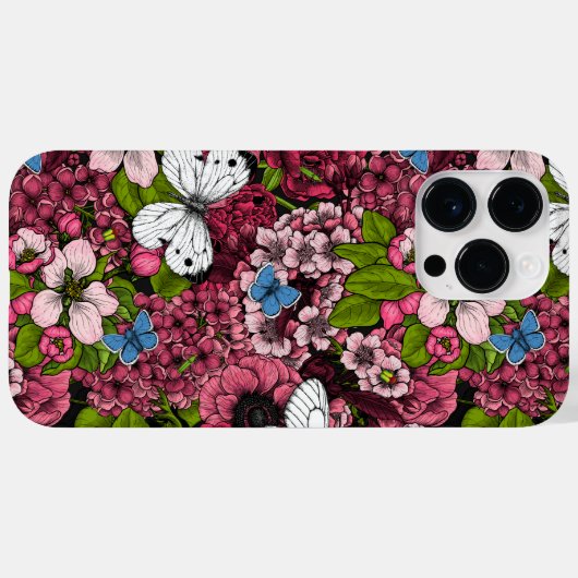 Coques Case-Mate iPhone Jardin de printemps 2 (Verso (horizontal))