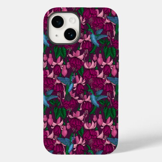 Coques Case-Mate iPhone Jardin des colibris (Verso)