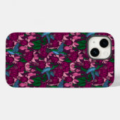 Coques Case-Mate iPhone Jardin des colibris (Verso (horizontal))