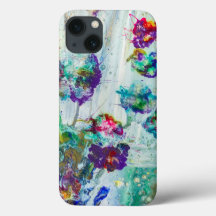 Jardin des colibris Peinture abstraite