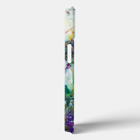 Coques Case-Mate iPhone Jardin des colibris Peinture abstraite (Verso / Droite)