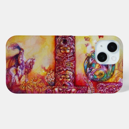 COQUES Case-Mate iPhone JARDIN DES OMBRES PERDUES / CHEVALIER ET FAERY (Verso (horizontal))