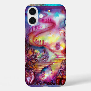 iPhone 16 PLUS CASE JARDIN DES OMBRES PERDUES, ESCALIERS MYSTIQUES
