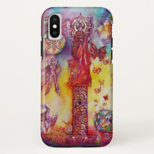 COQUE POUR iPhone XS JARDIN DES OMBRES PERDUES / FAIRY ET BUTTERFLIES