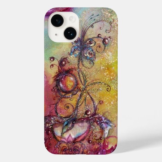 COQUES Case-Mate iPhone JARDIN DES OMBRES PERDUES - PLANTE BUTTERFLY (Verso)