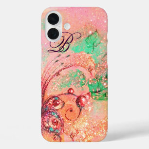 COQUES iPhone 16 PLUS JARDIN DES OMBRES PERDUES -PLANTE PAPILLON MAGIQUE