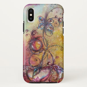 COQUE POUR iPhone XS JARDIN DES OMBRES PERDUES -PLANTE PAPILLON MAGIQUE