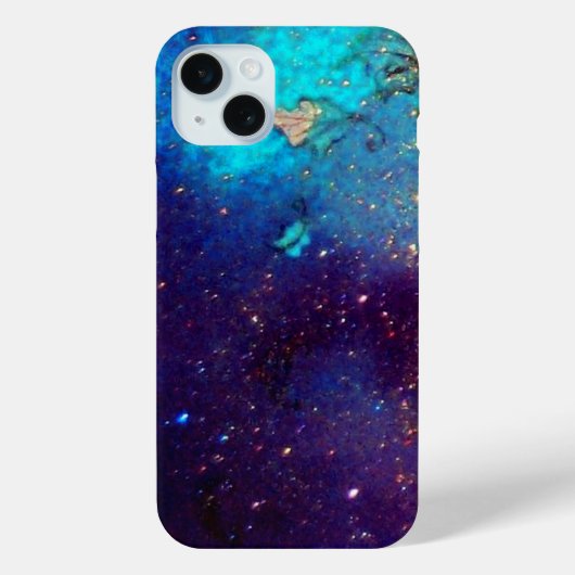 Coques Case-Mate iPhone JARDIN DES OMBRES PERDUES -Turquase Bleue (Verso)