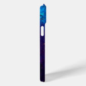 Coques Case-Mate iPhone JARDIN DES OMBRES PERDUES -Turquase Bleue (Verso / Droite)