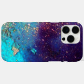 Coques Case-Mate iPhone JARDIN DES OMBRES PERDUES -Turquase Bleue (Verso (horizontal))