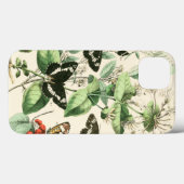 Coques Case-Mate iPhone Jardin des papillons et des fleurs (Verso (horizontal))
