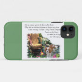 Coques Case-Mate iPhone Jardin d'été Cavalier King Charles Spaniel (Dos (Horizontal))
