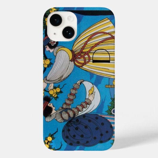 COQUES Case-Mate iPhone JARDIN D'ÉTÉ / MODE COSTUME DESIGNER MONOGRAMME (Verso)