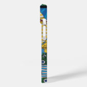 COQUES Case-Mate iPhone JARDIN D'ÉTÉ / MODE COSTUME DESIGNER MONOGRAMME (Verso / Gauche)