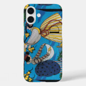 COQUES Case-Mate iPhone JARDIN D'ÉTÉ / MODE COSTUME DESIGNER MONOGRAMME (Verso)